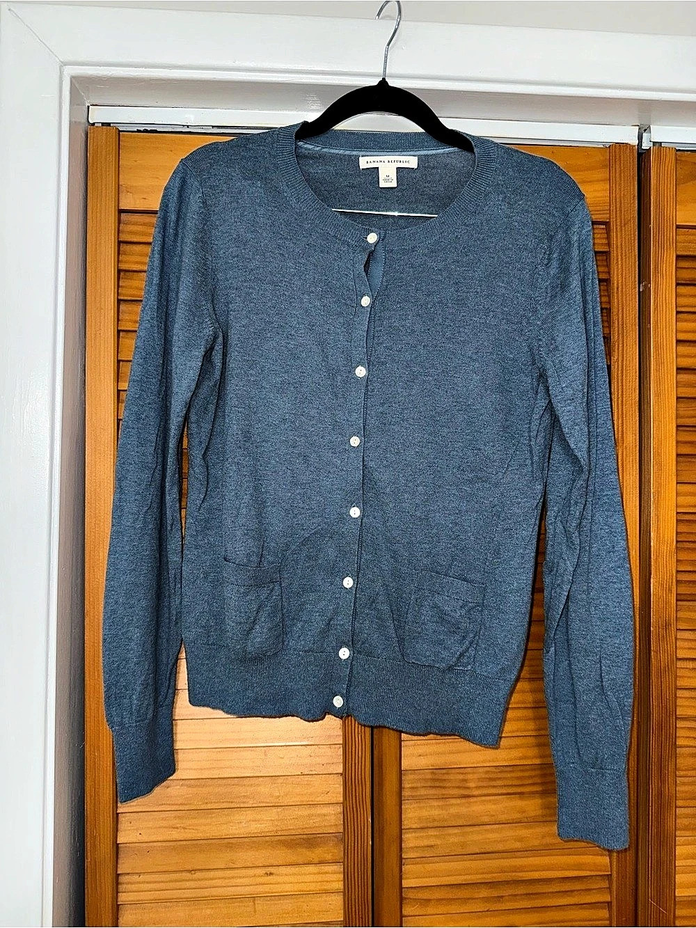 Banana Republic Blue Cardigan Size Medium